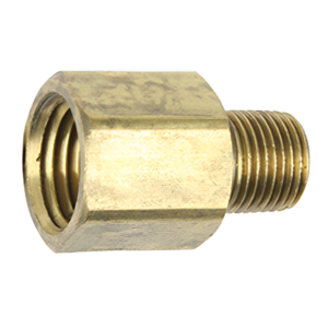 Americ&B 120A-BA Brass Reducing Adapter 1/4" FNPT x 1/8" MNPT Gas