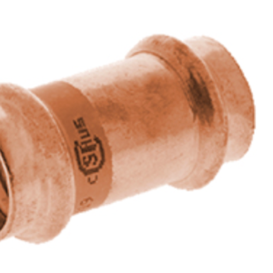 NIBCO PressG 1/2" Press x Press Gas Coupling Yellow HNBR MFG# 9001100HPC 7K5201