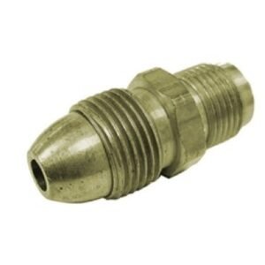 REGO Brass POL Adapter 3/8" SAE Flare Male Fitting for LP Propane Gas