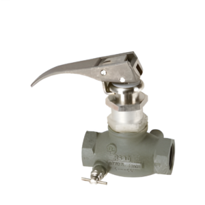 REGO A7707L 1” Quick Acting Hose End Globe Valve w/ Locking Handle