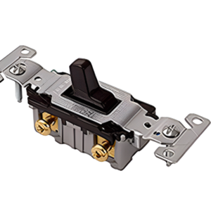 DiversiTech ED1238 20A 120V SPST Toggle Switch Brown Silent