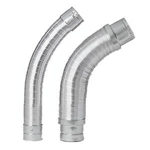 Metal-Fab 4"x24" Flexible B-Vent Connector | Single Wall Gas Vent Pipe Adapter