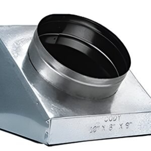 6x12 to 7" Insulated Register Box R4 Slant Top HVAC Boot 5071267