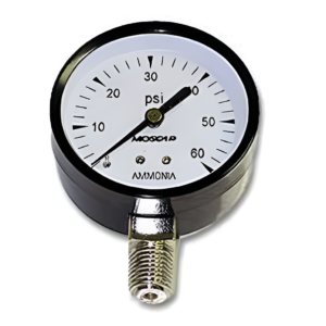 2" Steel Pressure Gauge 1/8" NPT Bottom Mount 0–300 PSI Dial LPG Propane