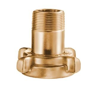 Engineered Controls Brass Hose Coupling 3-1/4" ACME x 2" MPT LP Gas Fitting