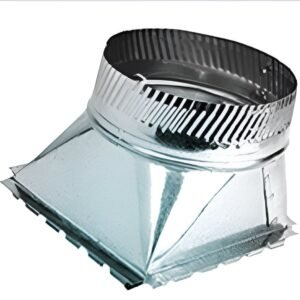 8" Side Takeoff HVAC Duct Fitting Galvanized Sheet Metal MFG# 8-163