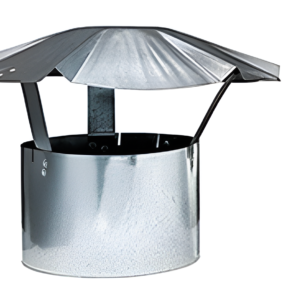 3" Galvanized Chimney Cap Flue Vent Rain Cover Stove Pipe Top