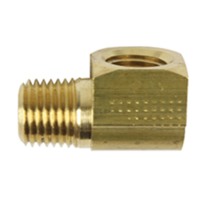 Americ&Brass 116AL-B 1/4" x 1/4" Brass Street Elbow FNPT x MNPT Gas