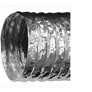Atco 6" x 25' Uninsulated Flex Duct Aluminum HVAC Air Duct