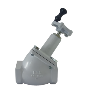 MEC ME824P-16-4 2" FNPT Globe Valve Propane LP Gas Angled Handwheel