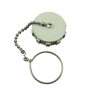 Rego A8016-93 1-3/4" ACME White Cap w/ Chain Propane LP Gas Cylinder Fitting