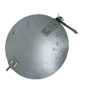 10" Gray Double Quad Damper #314DQ HVAC Round Duct Fitting Air Control