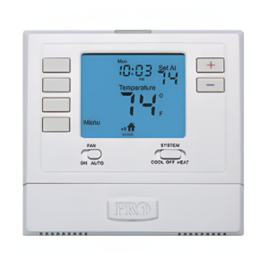 PRO1 IAQ T721 Wired Thermostat 2H/1C HP 24V Non-Programmable Low Voltage