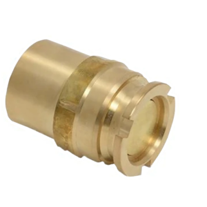 Emco Wheaton J72A-BVN0-B 2" Brass Drybreak Adapter w/ Viton Seal LPG Propane