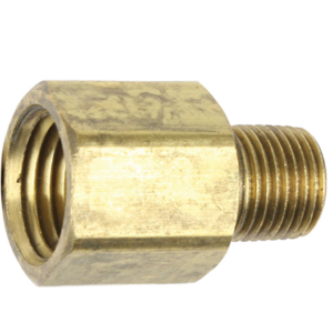Fairview 33H-4A Brass Reducing Adapter 1/4" Flare x 1/8" MNPT Gas