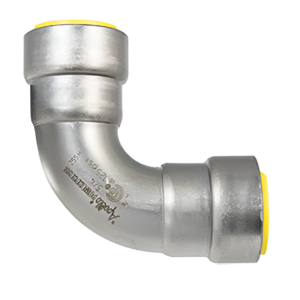 Apollo PowerPress 1/2" 90° Elbow Fitting – Gas Rated HNBR Seals Press Coupling