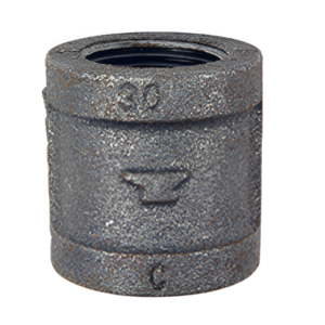 Anvil FC-012-STD 1/2" Black Malleable Iron Pipe Coupling Fitting LP Gas/Water