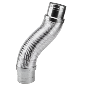 Metal-Fab 5"x48" B-Flex B-Vent Connector MFG# MDWF0504 LP Gas HVAC Double Wall