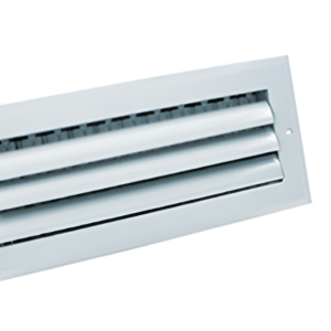 10x4 White Ceiling Sidewall Register Curved Blade HVAC Vent