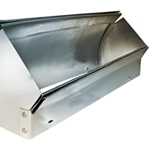 10x3-1/4" Vertical 45° Angle Wallstack Duct Galvanized HVAC 30"