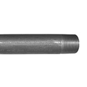 1-1/4" x 48" Black Pipe Nipple Steel Threaded NPT Gas Water HVAC B&K 1K161L