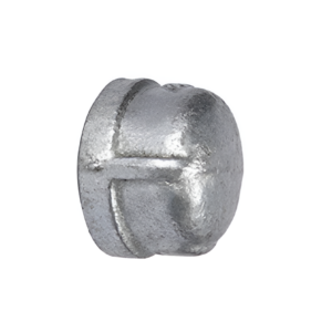 B&K 2" NPT Galvanized Pipe Cap Fitting for LP Propane Natural Gas Systems