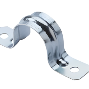 Cambridge Resources 2" Galvanized 2-Hole EMT Conduit Strap Clamp for Gas Systems