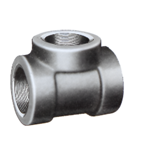 Capitol 112TEE-2M 1-1/2" FS Tee Forged Steel 2000# NPT Pipe Fitting Gas
