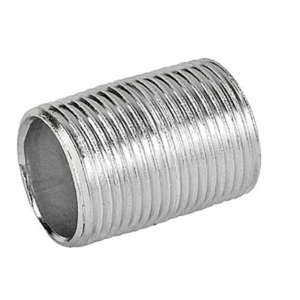 Dealelec GALNP050CL 1/2" NPT Close Nipple Steel Pipe Fitting LP Propane Gas