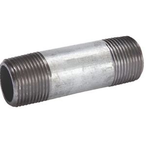 Cambridge 3/4" x 3" Galvanized Pipe Nipple NPT Fitting for LP Propane Gas