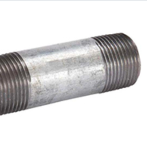 B&K 3/4" x 8" Galvanized Steel Pipe Nipple NPT Threaded Fitting for Gas/Water