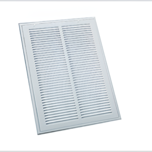 20x25 HVAC Filter Grille White Steel Return Air Vent – Stamped Face by LIMA