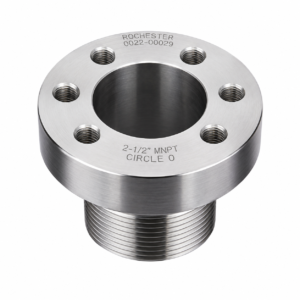 Rochester 0022-00029 2-1/2" MNPT Forged Steel Adapter Flange 3-1/2" Bolt Circle0