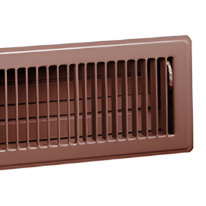 14x2 Brown Floor Register 2-Way Stamped Steel MFG#014553 (20 Pack)