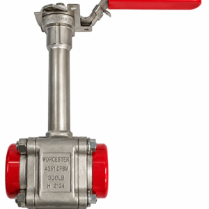 Flowserve Worcester 07C446666PMSE 3/4" 3-Piece Cryogenic Ball Valve SS NPT