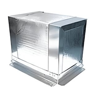 8x4x9 Insulated Register Box R6 Duct Board HVAC 08X04-3900F
