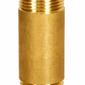 REGO 1050-40 1/2" ID x 4" Brass Pipe Nipple 1/2" MNPT 3600 PSI