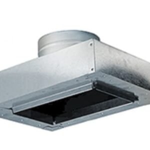 4x10 to 6" R6 Insulated Register Box Boot w/ Flange Duct Board 10X4X6