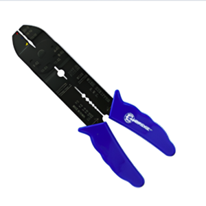 Crimping Tool for Insulated Terminals – Strips & Cuts 22-10 AWG, MFG# 112699