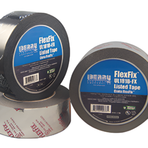 Vybond 555 FlexFix 3" x 120 yd UL181B-FX HVAC Metallic Duct Tape