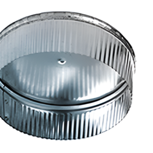 12" Tee Cap w/ Crimp Galvanized HVAC Duct End Cap 12-309
