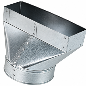 14x2-1/4"x6" Straight Register Boot Galv HVAC MFG#14X2X6-110R
