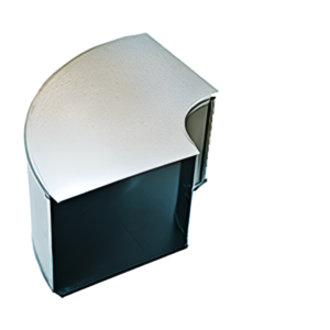14x8 HVAC Flat 90 Elbow Horizontal Galvanized Duct 14x8 S&D