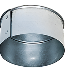 16" Round Duct Tee Cap No Crimp Galvanized HVAC End Cap