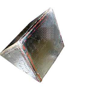 18x18x18 Insulated Ductboard Elbow R4.2 HVAC Flex Triangle