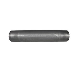 1/2" x 2" Black Steel Pipe Nipple Fitting NPT Threaded | Gas, LP, HVAC, B&K