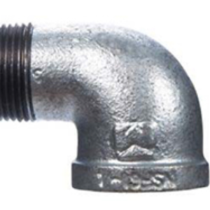 2" 90° Galvanized Street Elbow NPT M/F Fitting B&K LLC | Gas & Plumbing