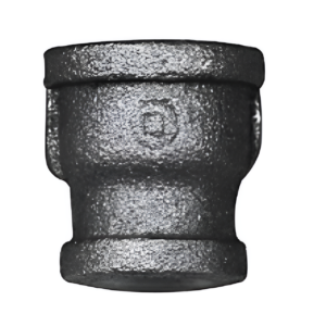 Cambridge Black Iron Reducing Coupling 3/4" x 1/2" NPT Fitting LP/Nat Gas