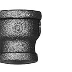 1-1/4" x 1/2" Black Pipe Reducing Coupling NPT Malleable Iron Fitting 1K623C