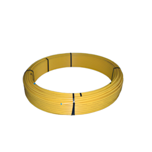 2" PolyPipe MDPE Gas Pipe SDR 11 Coil 250ft Yellow Medium Density Tubing